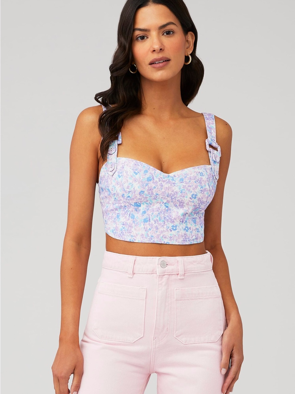For Love and Lemons LOU CROP TOP